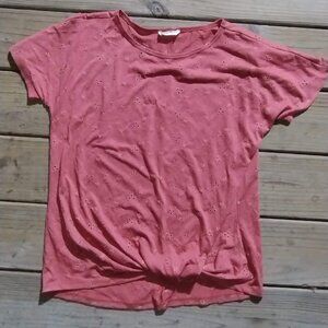 MAURICES 24/7 flower pink S
